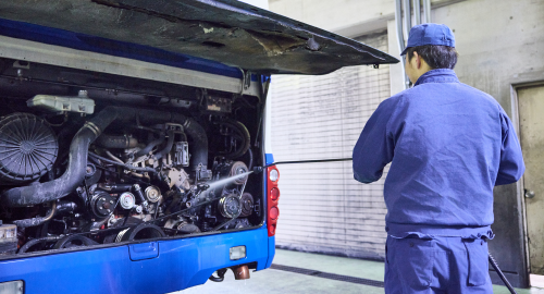 エンジンスチーム作業