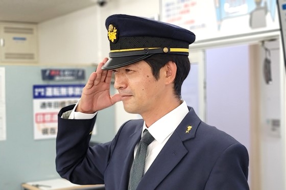 バス運転士帽子